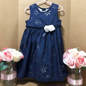 Savannah Navy Blue Dress Sz 3T